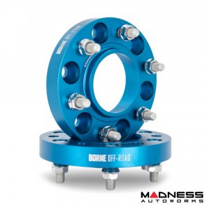 Ford Bronco Wheel Spacers - Set of 2 - 30mm - M12 - Blue Ford Bronco Wheel Spacers - Set of 2 - 30mm - M12 - Blue